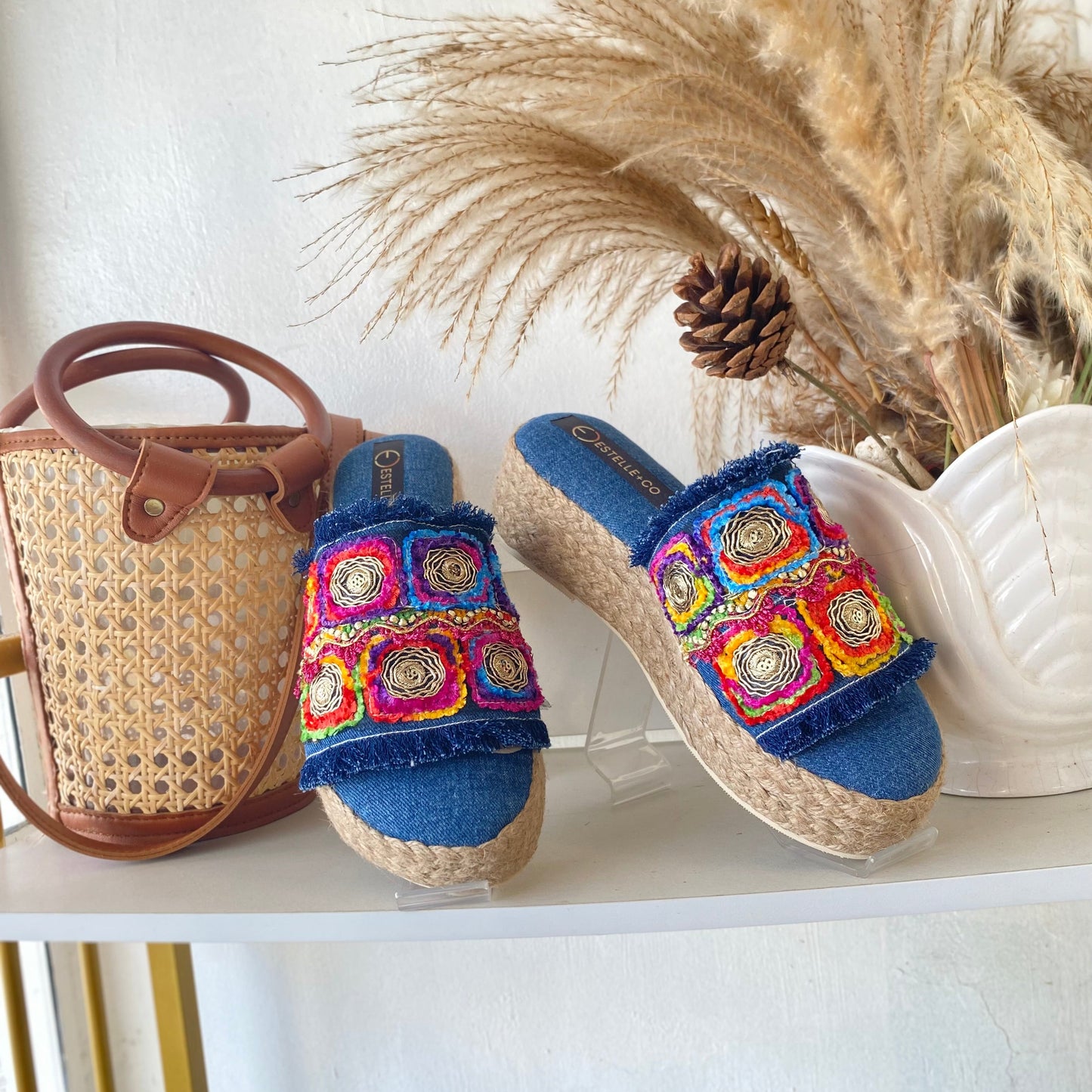 Denim Bohemian PlatSan