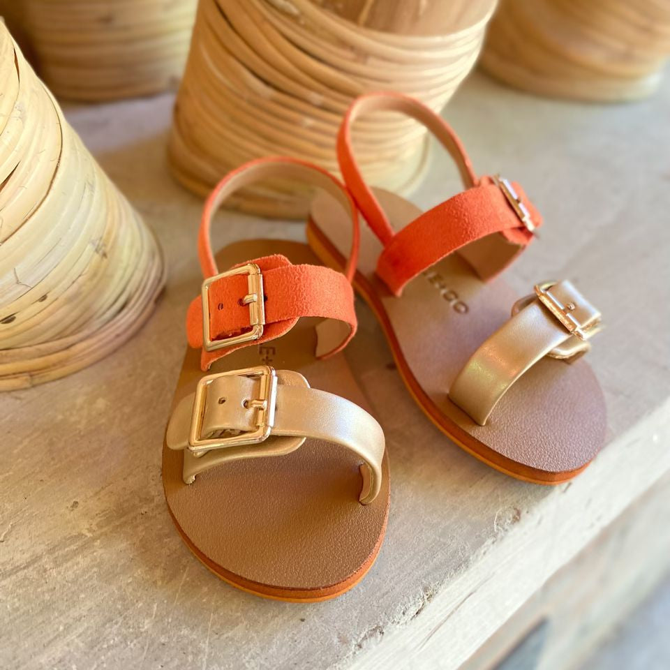 Petra Kids Gold/Salmon