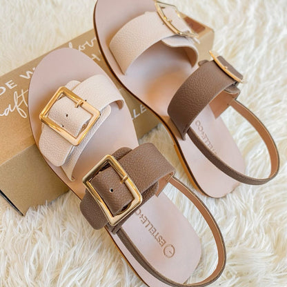 Petra Tea Brown/Cream